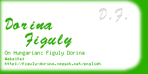 dorina figuly business card